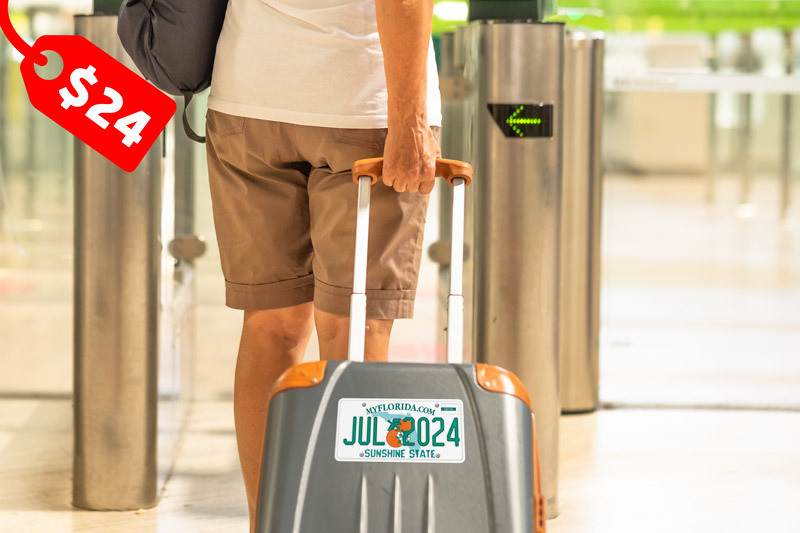 baggage sticker